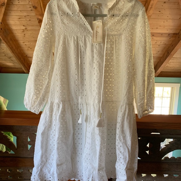 White Eyelet Dress - Picture 6 of 6